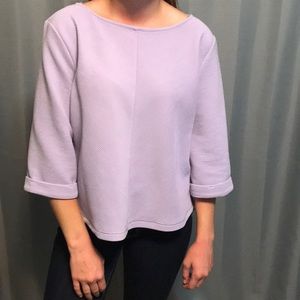 Purple quarter sleeve